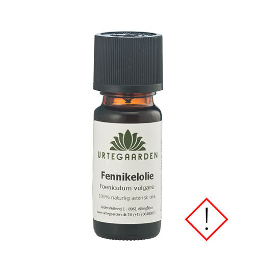 Urtegaarden Fennikelolie | 10 ml fra Urtegaarden på Mecindo.dk