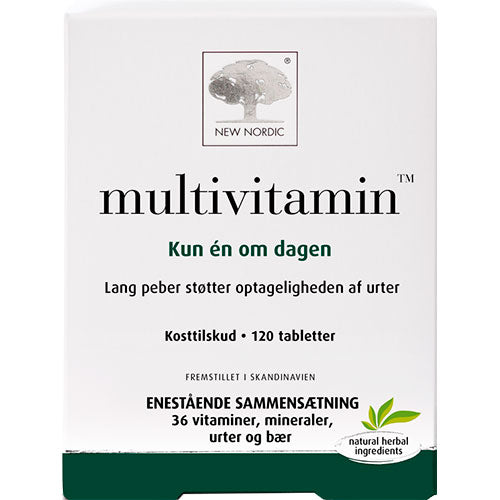 New Nordic Multivitamin | 120 Tabl. fra New Nordic på Mecindo.dk