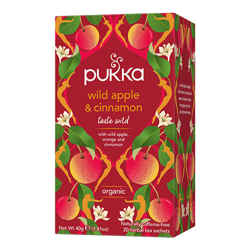 Pukka Wild Apple & Cinnamon Te | 20 br fra Pukka på Mecindo.dk