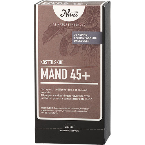 Nani Mand 45+ Kurpakke | 30 breve fra Nani på Mecindo.dk