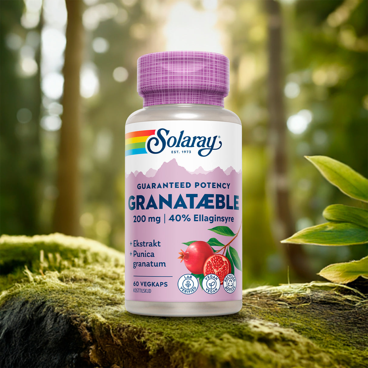 Solaray Granatæble | 60 kapsler fra Solaray på Mecindo.dk
