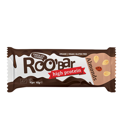ROO'bar Choko Mandel Protein Økologisk Roobar | 40 gr fra ROO'bar på Mecindo.dk
