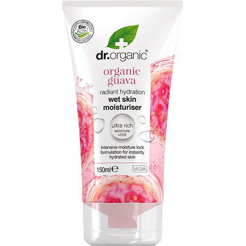 Dr. Organic Guava Wet Skin Moisturiser | 150 ml fra Dr. Organic på Mecindo.dk