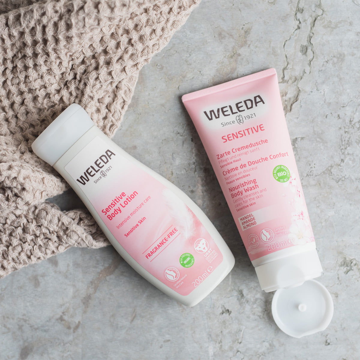 Weleda Body Lotion Sensitive | 200 ml fra Weleda på Mecindo.dk