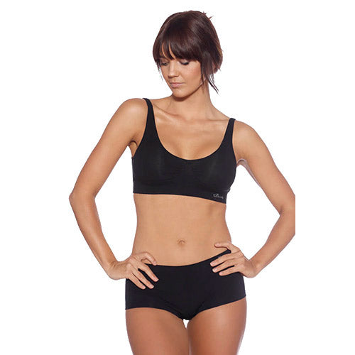 Boody Shaper Crop Bra Sort | Str. Xl fra Boody på Mecindo.dk