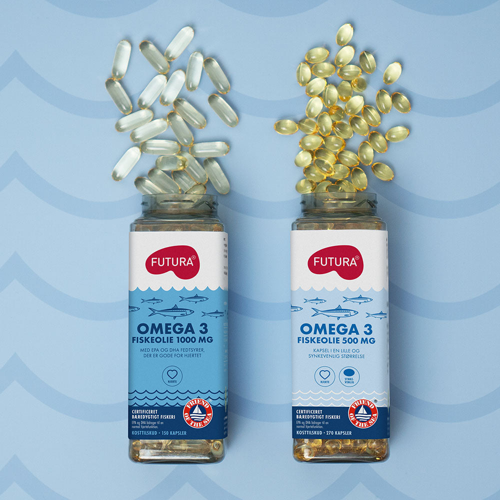 Futura Omega-3 1000 Mg | 150 kapsler fra Futura på Mecindo.dk