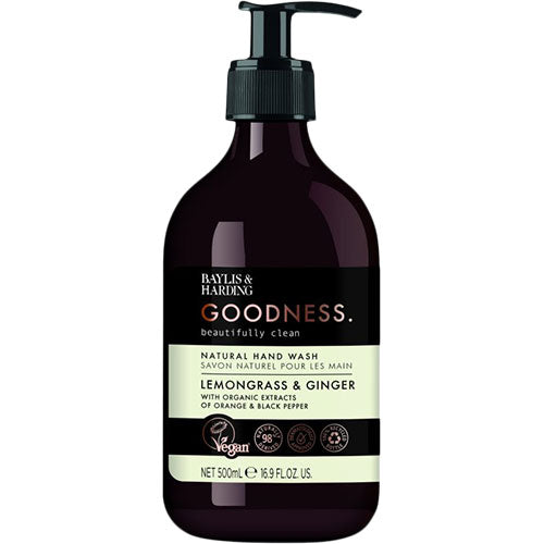 Baylis & Harding Hand Wash (500 ml) | Lemongrass & Ginger fra Baylis & Harding Goodness på Mecindo.dk