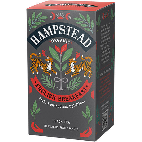 Hampstead Tea English Breakfast Te Økologisk | 20 br fra Hampstead Tea på Mecindo.dk