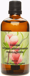 Unique Sensuelt Stimulerende Massageolie | 100 ml fra Unique på Mecindo.dk