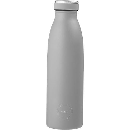 AYA&IDA Drinking Bottle 500ml | Light Grey fra AYA&IDA på Mecindo.dk