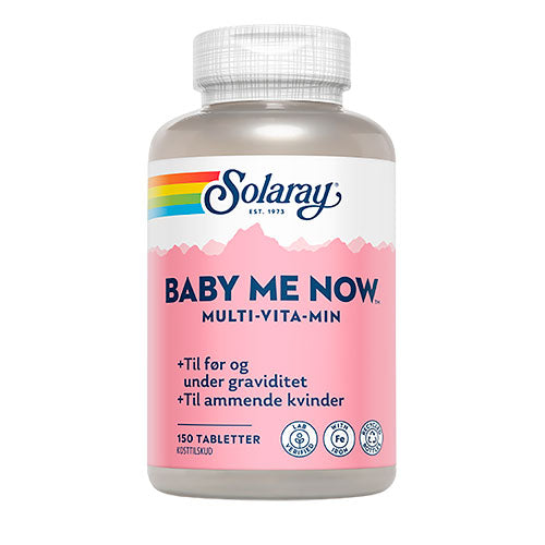 Solaray Baby-me-now Multi-vitamin | 150 Tabl. fra Solaray på Mecindo.dk