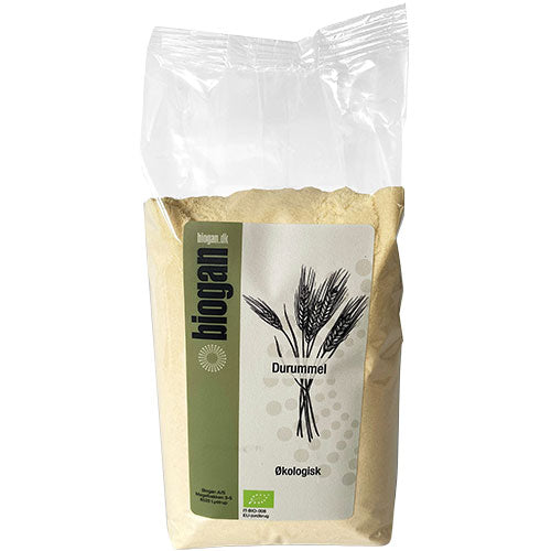 Biogan Økologisk Fint Durummel | 1 kg fra Biogan på Mecindo.dk