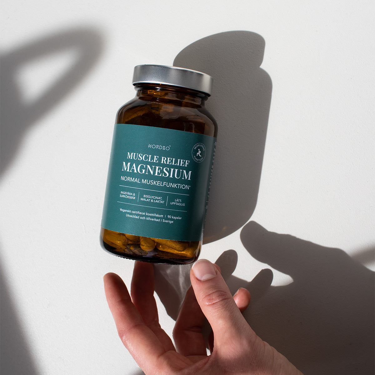 NORDBO Muscle Relief Magnesium | 90 kapsler fra NORDBO på Mecindo.dk