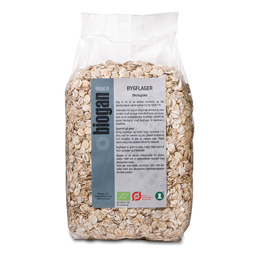 Biogan Økologiske Bygflager | 500 gr fra Biogan på Mecindo.dk