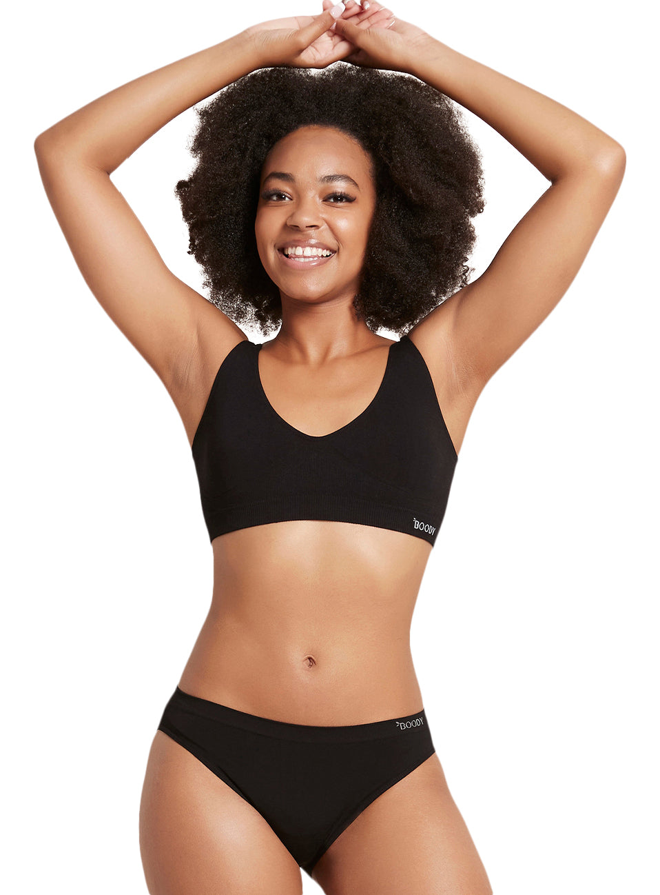 Boody Shaper Crop Bra Sort | Str. S fra Boody på Mecindo.dk