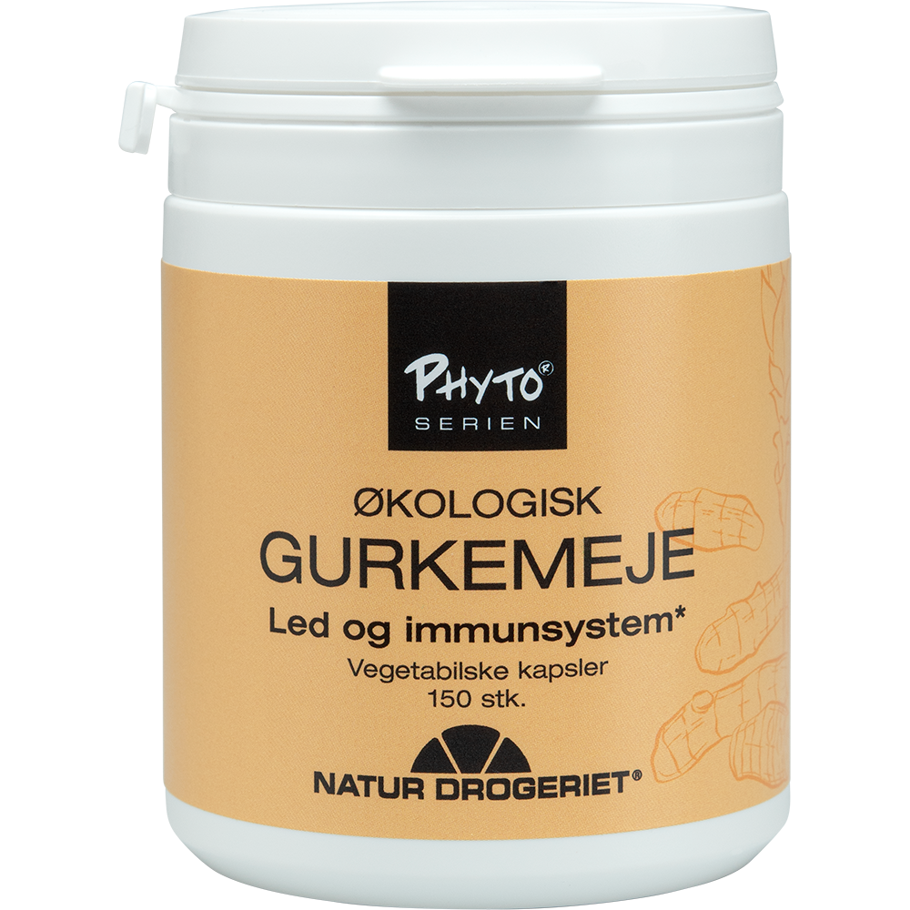 Natur-Drogeriet Gurkemeje Kapsler Økologisk | 150 kapsler fra Natur-Drogeriet på Mecindo.dk