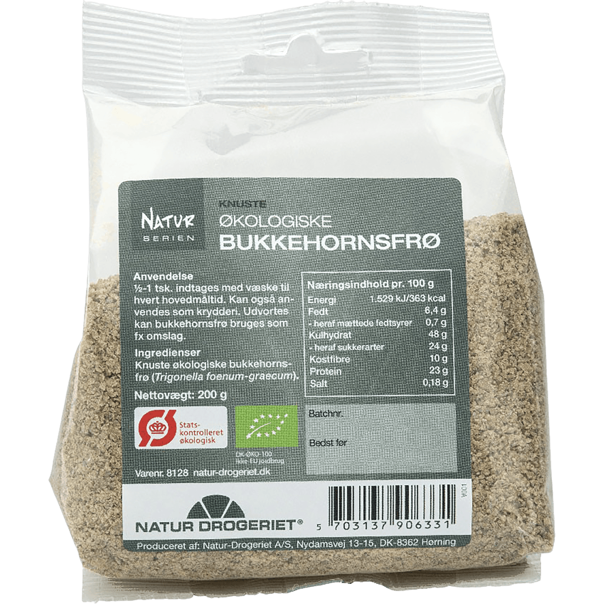 Natur-Drogeriet Bukkehornsfrø Knust Økologisk | 200 g