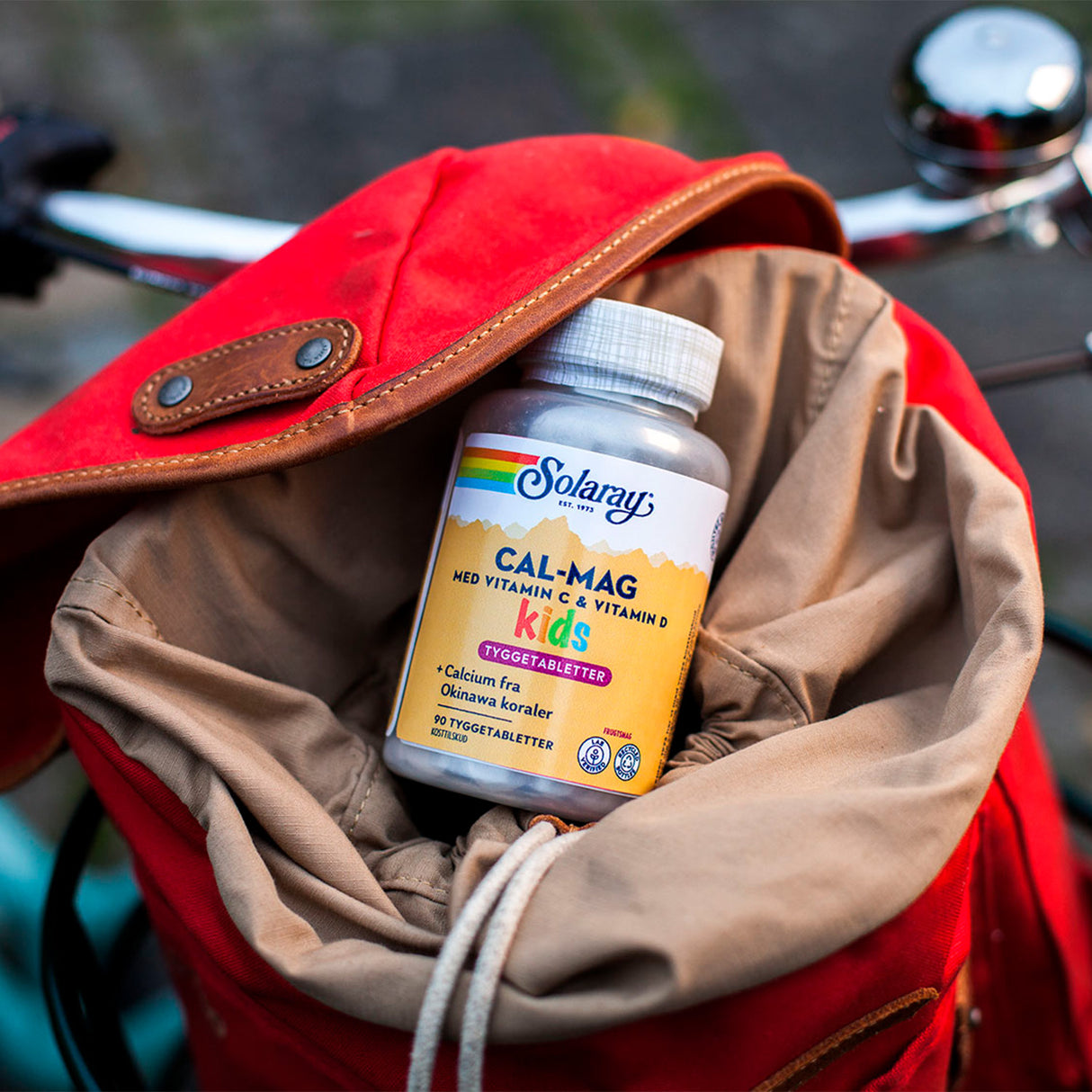 Solaray Cal-mag Kids | 90 Tabl. fra Solaray på Mecindo.dk