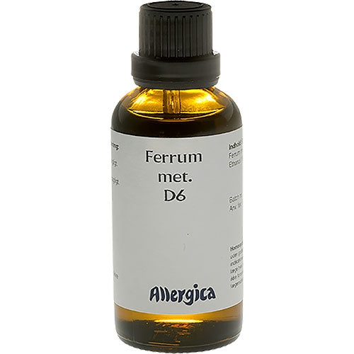 Allergica Ferrum Met. D6 | 50 ml fra Allergica på Mecindo.dk
