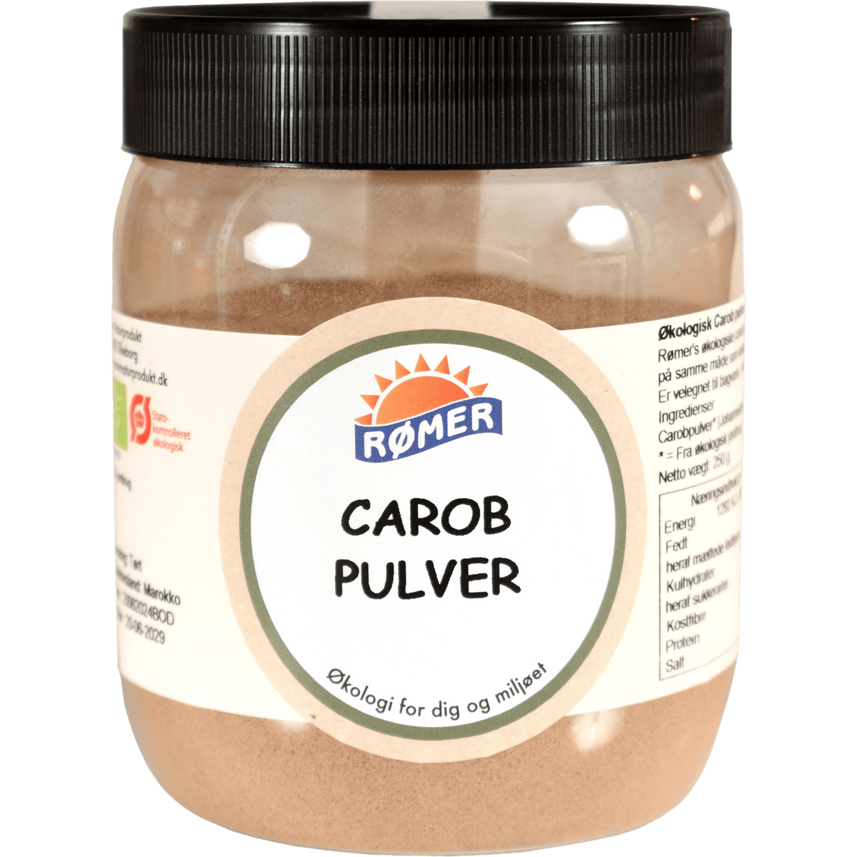 Rømer Carob Pulver Økologisk | 250 g fra Rømer på Mecindo.dk