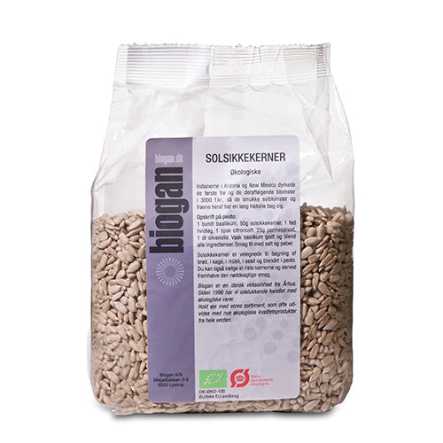 Biogan Økologiske Solsikkekerner | 500 gr fra Biogan på Mecindo.dk