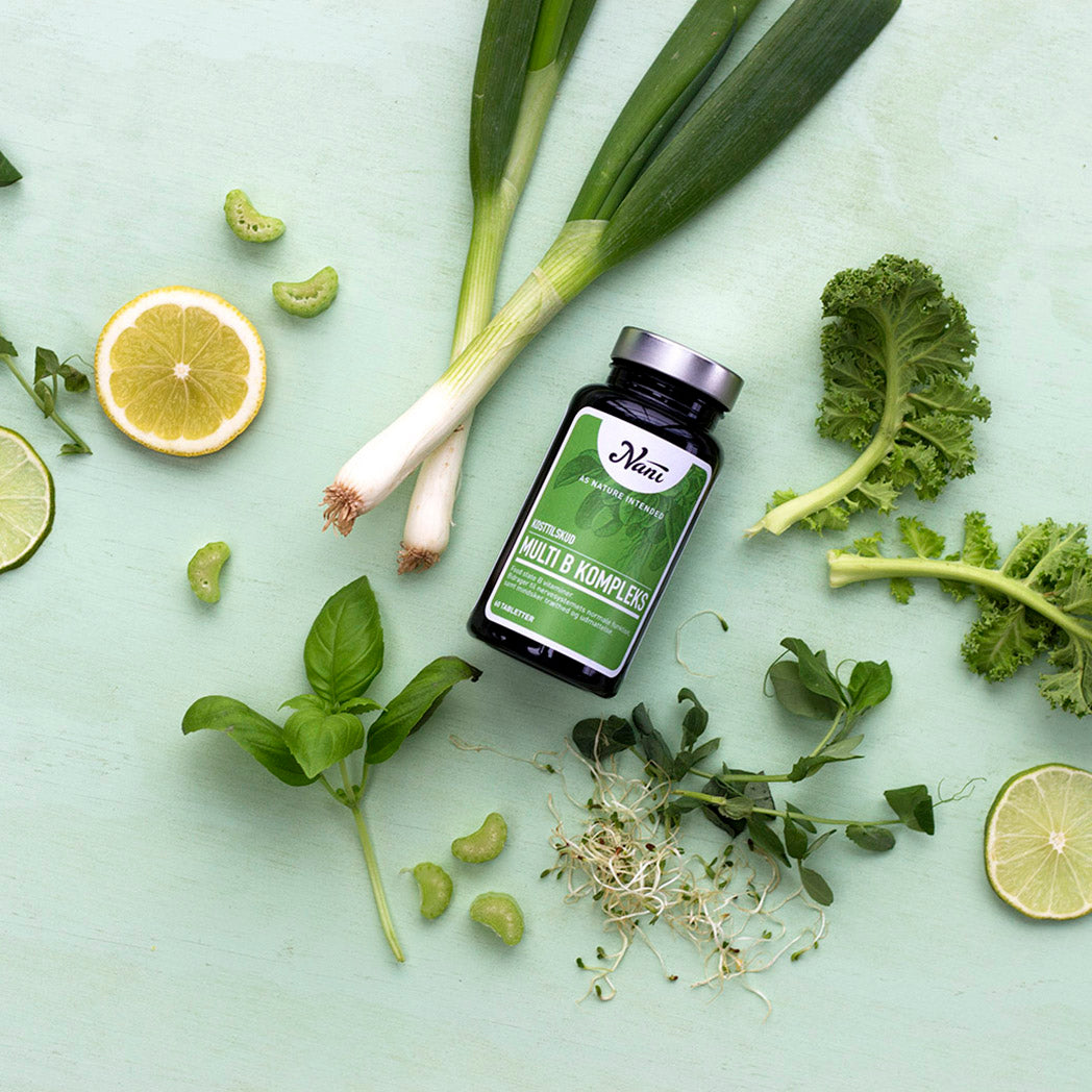 Nani Multi B-vitamin | 60 kapsler fra Nani på Mecindo.dk