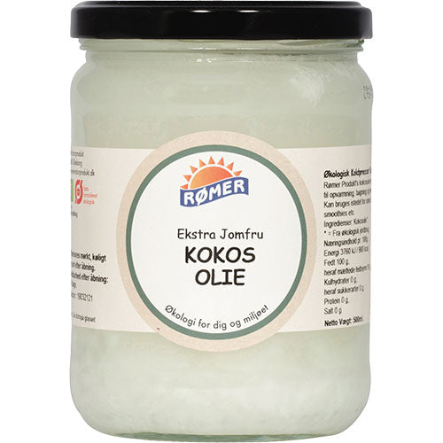 Rømer Kokosolie Ekstra Jomfru Økologisk Koldpresset | 500 ml fra Rømer på Mecindo.dk