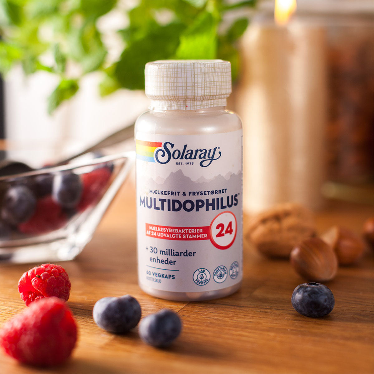 Solaray Multidophilus 24 | 60 kapsler fra Solaray på Mecindo.dk