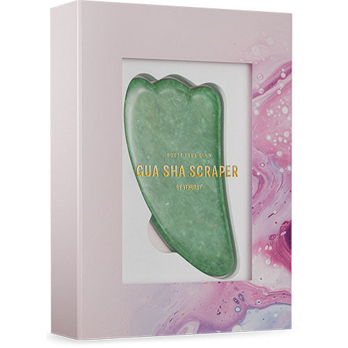 Venuray Gua Sha Sten - Green Aventurine fra Venuray på Mecindo.dk