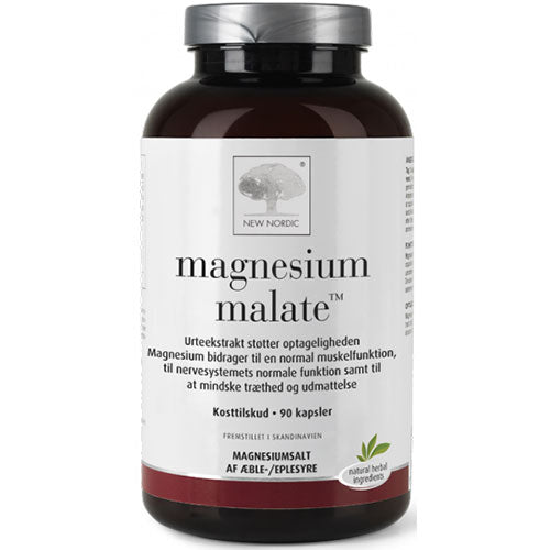 New Nordic Magnesium Malate | 90 kapsler fra New Nordic på Mecindo.dk