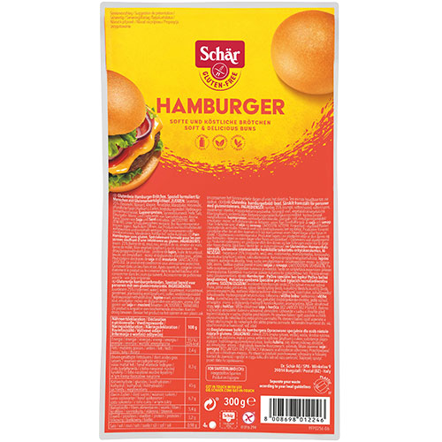 Schär Hamburgerbrød | 300 gr fra Schär på Mecindo.dk