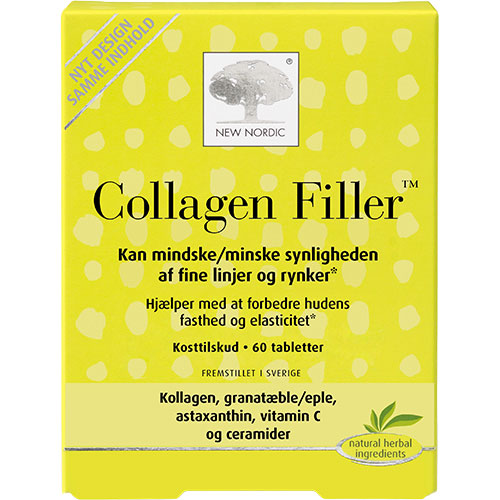 New Nordic Skin Care Collagen Filler | 60 Tabl. fra New Nordic på Mecindo.dk