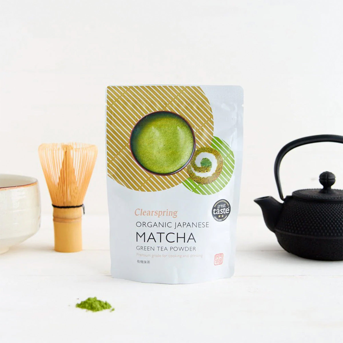Clearspring Matcha Grøn Te Pulver (Premium Grade) | 40 gr fra Clearspring på Mecindo.dk