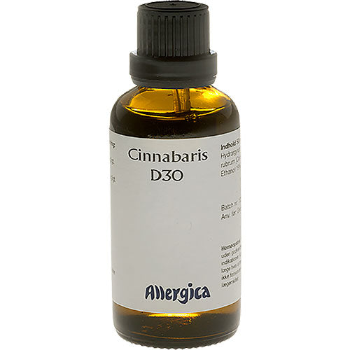 Allergica Cinnabaris D30 | 50 ml fra Allergica på Mecindo.dk
