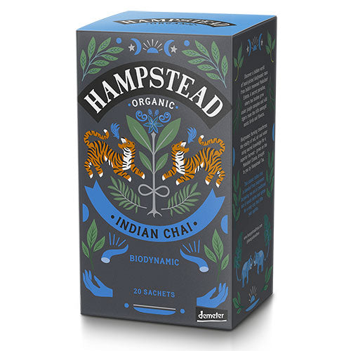Hampstead Tea Indian Chai Te Økologisk Demeter | 20 br fra Hampstead Tea på Mecindo.dk