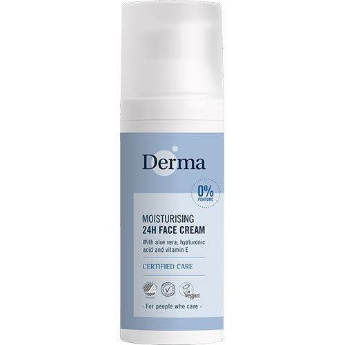 Derma 24h Moisturising Face Cream | 50 ml fra Derma på Mecindo.dk