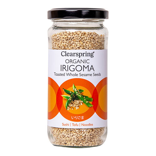 Clearspring Irigoma Ristede Hele Sesamfrø Økologisk | 100 gr fra Clearspring på Mecindo.dk