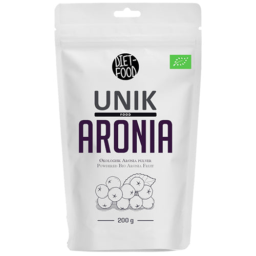 Diet-food Aronia Pulver Økologisk | 200 gr fra Diet-food på Mecindo.dk