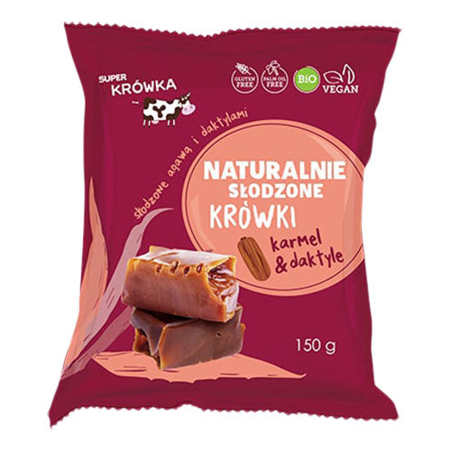 Super Fudgio Karameller Med Daddel Økologisk | 150 gr fra Super Fudgio på Mecindo.dk