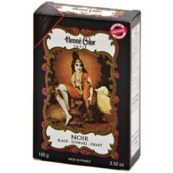 Henna Hårfarve Pulver (100 gr) | Sort fra Henna på Mecindo.dk