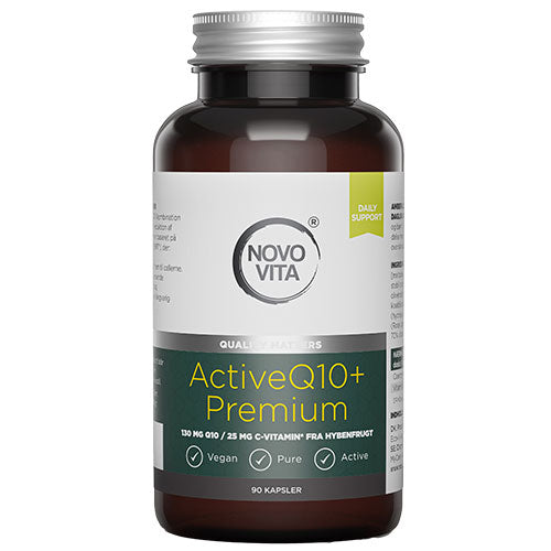 Novo Vita Active Q10+ Premium | 90 kapsler fra Novo Vita på Mecindo.dk