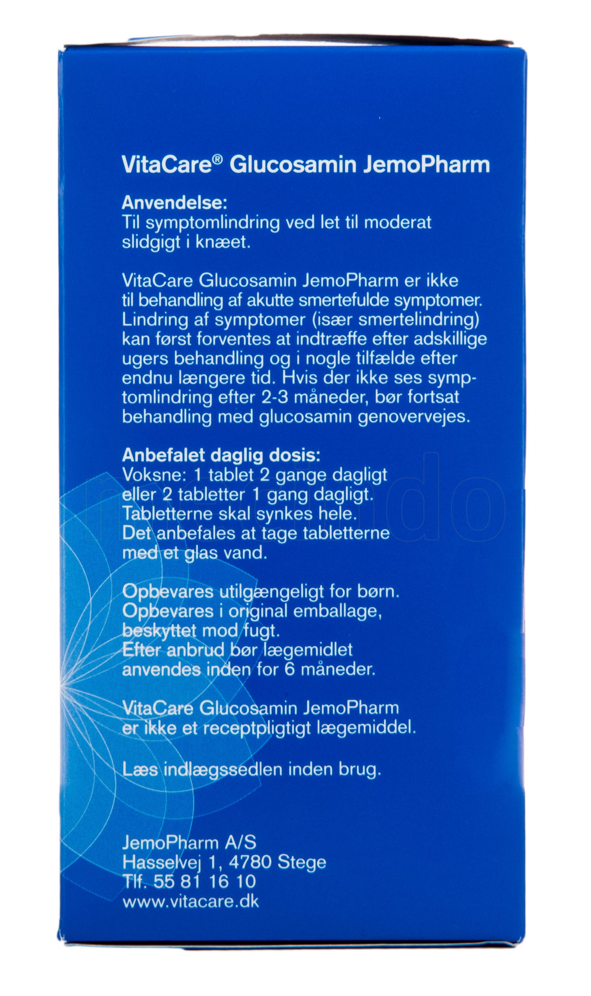 VitaCare Glucosamin 750 Mg | 180 Tabl. fra VitaCare på Mecindo.dk