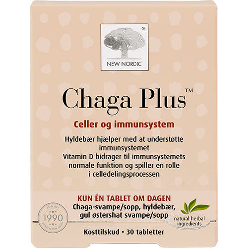 New Nordic Chaga Plus | 30 Tabl. fra New Nordic på Mecindo.dk