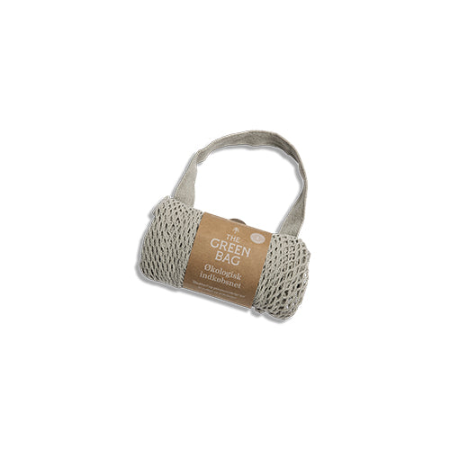 The Green Bag Indkøbsnet Af Økologisk Bomuld Grå fra The Green Bag på Mecindo.dk