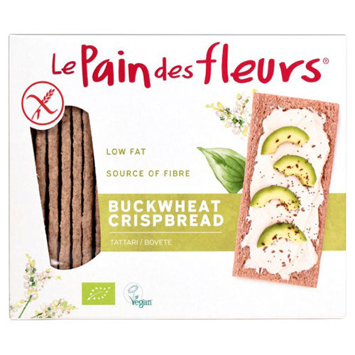 Le pain des fleurs Knækbrød Boghvede Økologisk | 150 gr fra Le pain des fleurs på Mecindo.dk