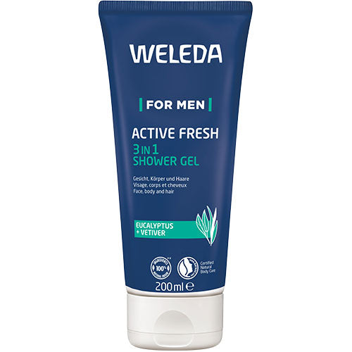 Weleda Active Fresh 3in1 Shower Gel - For Men | 200 ml fra Weleda på Mecindo.dk