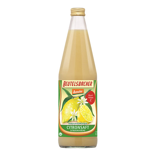 Beutelsbacher Citronsaft Økologisk Demeter | 750 ml fra Beutelsbacher på Mecindo.dk
