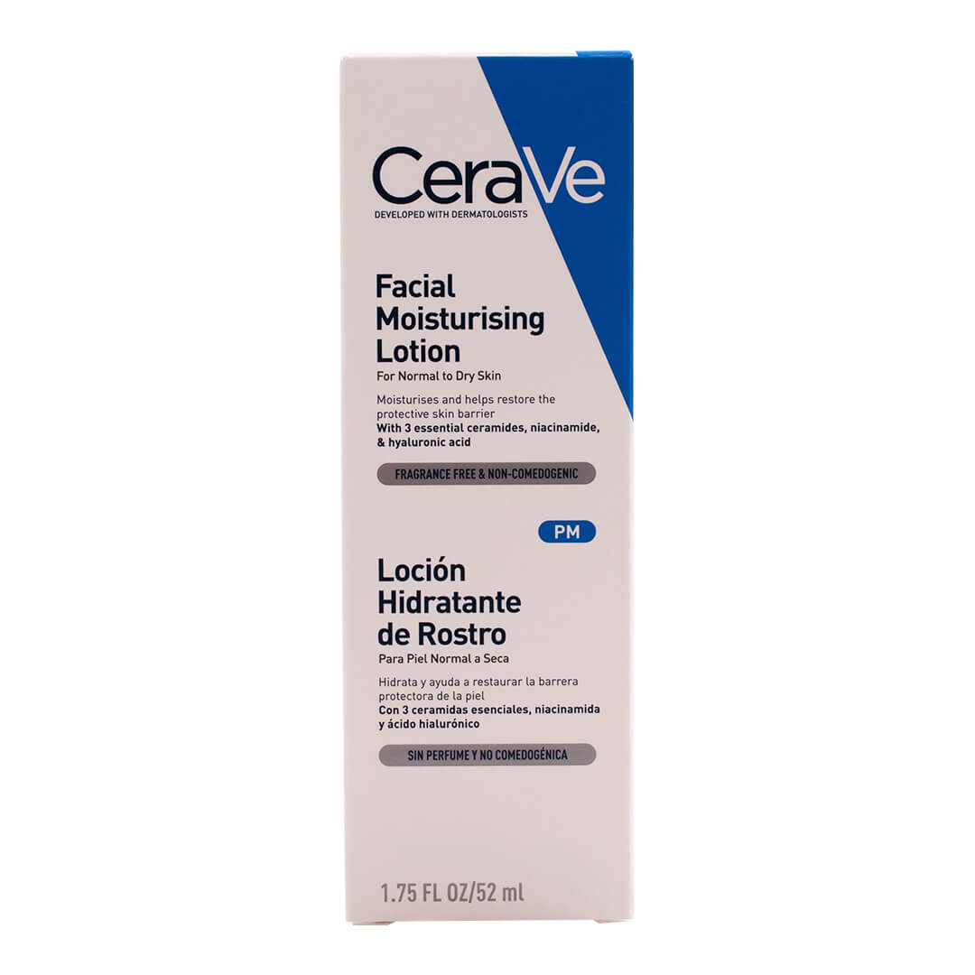 CeraVe Pm Facial Moisturising Lotion | 52 ml fra CeraVe på Mecindo.dk