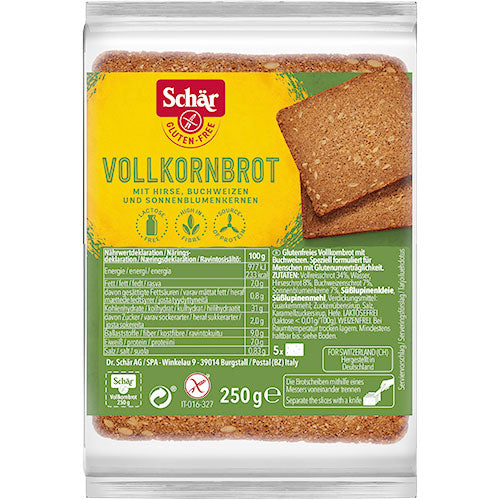 Schär Fuldkornsbrød | 250 gr fra Schär på Mecindo.dk