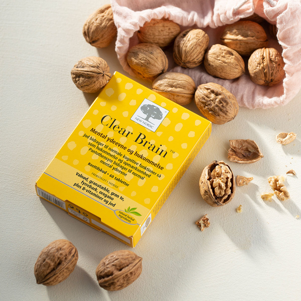 New Nordic Clear Brain | 60 Tabl. fra New Nordic på Mecindo.dk